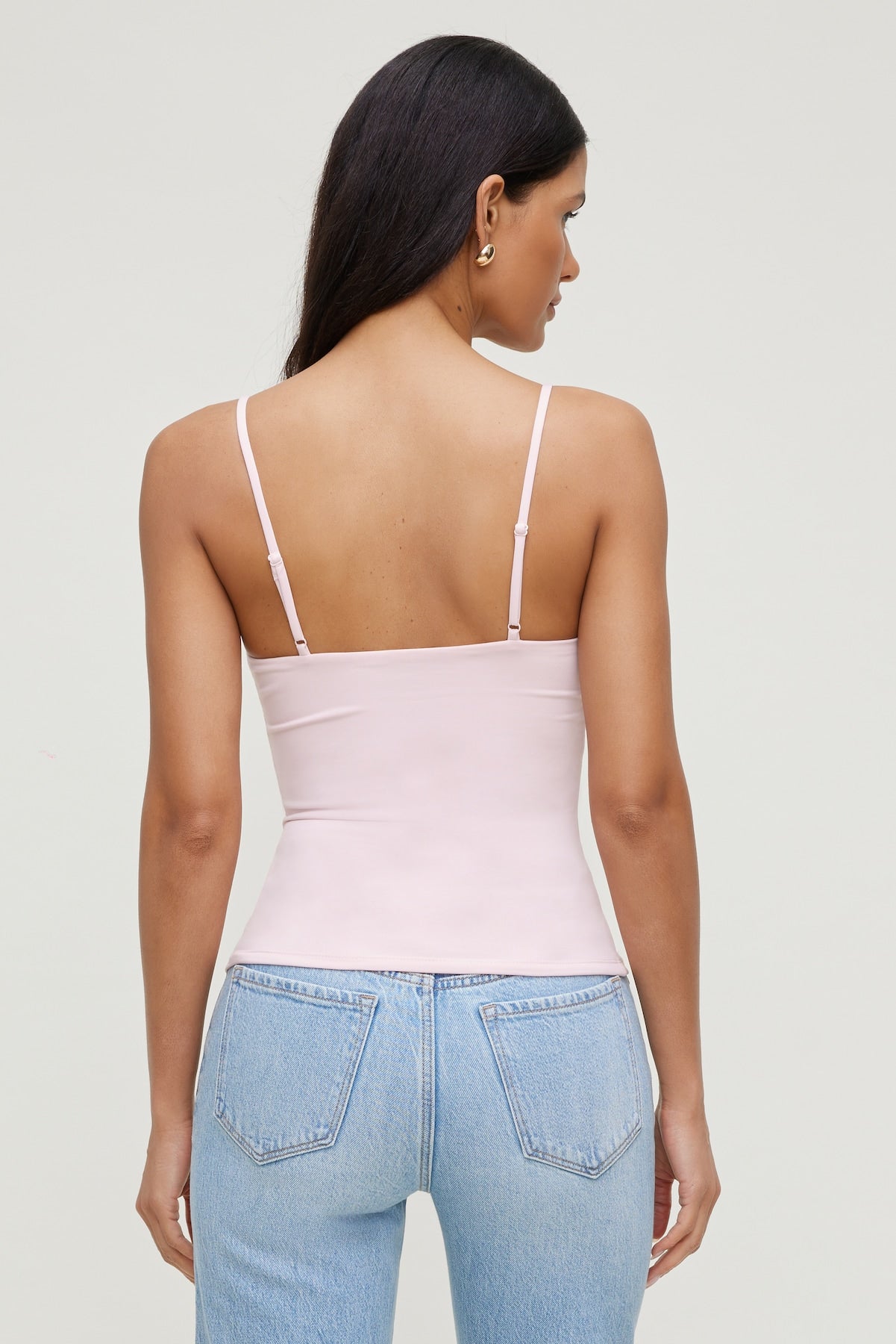 Sculpt Lace Trim Cami Top Pink - Dynamite