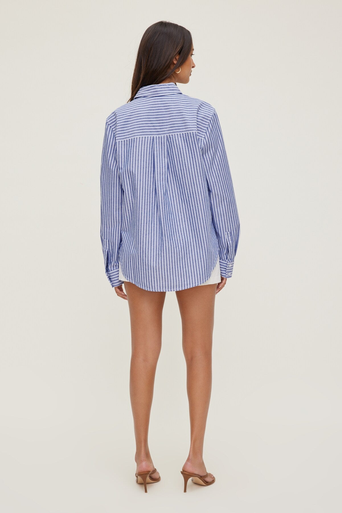 Striped Poplin Shirt Blue - Dynamite