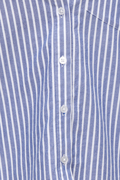 Striped Poplin Shirt Blue - Dynamite