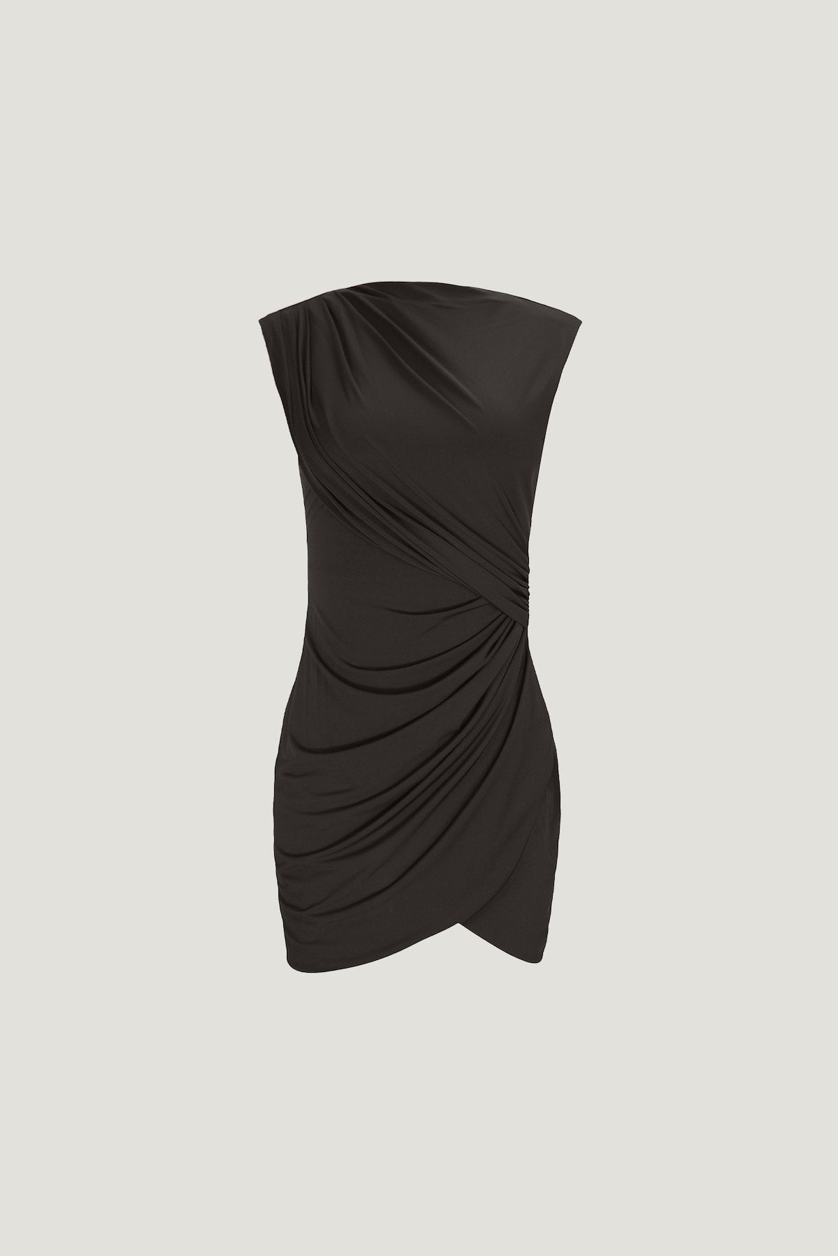 Liana Sculpt Maxi Dress Brown - Dynamite