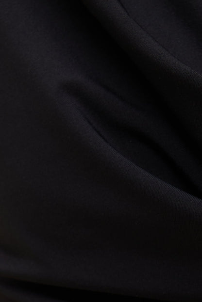 Sculpt Sheer Cowl Neck Maxi Dress Black - Dynamite
