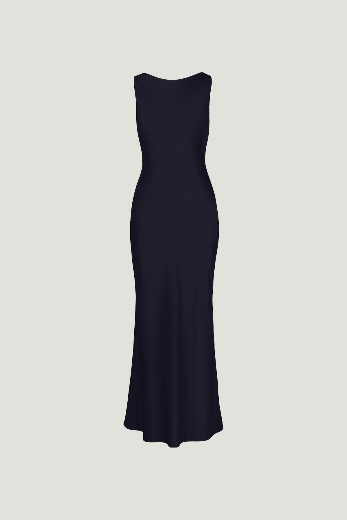 Nora Satin Maxi Slip Dress Navy - Dynamite