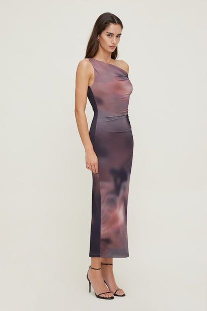 Jayde Mesh Maxi Dress PURPLE - Dynamite