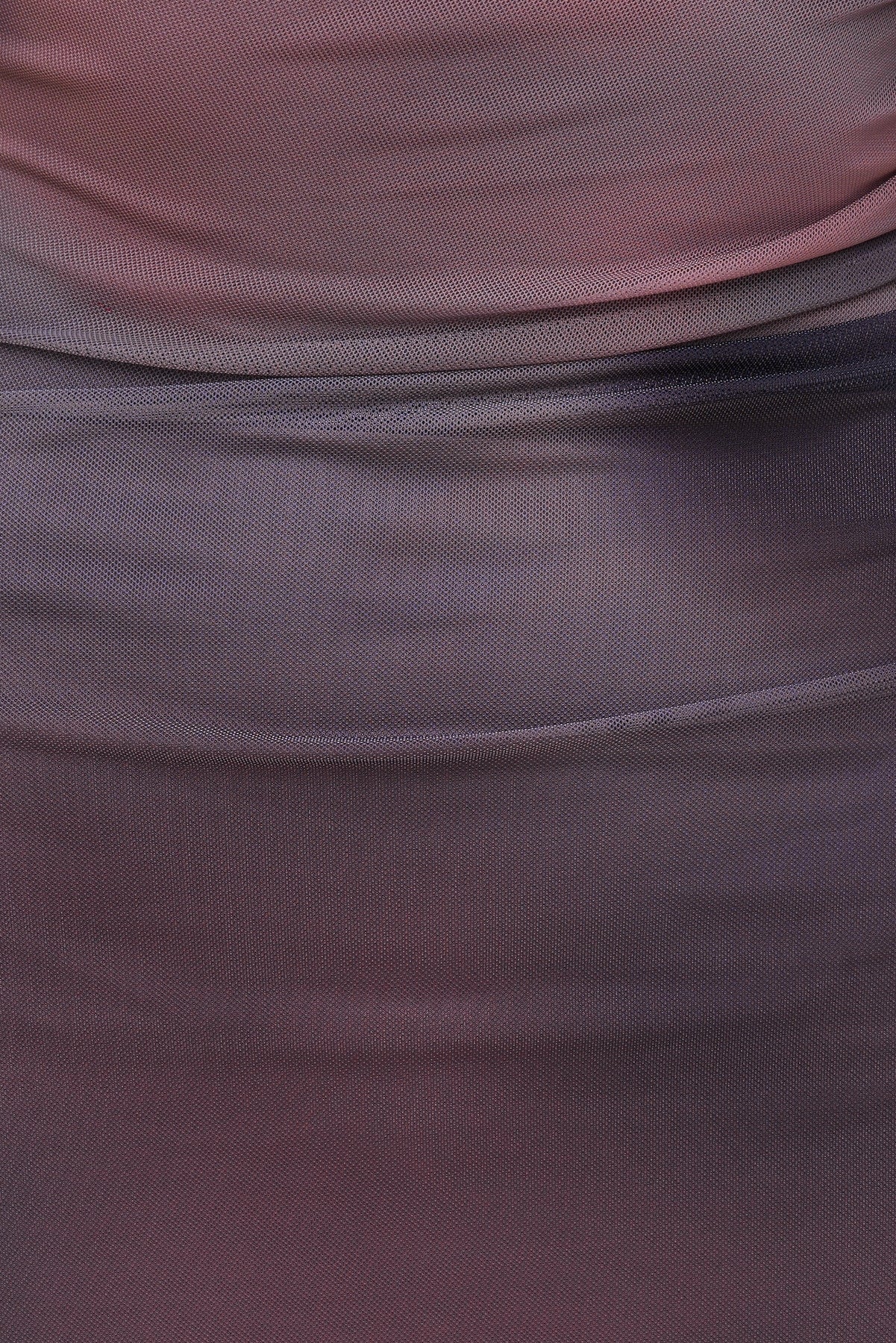 Jayde Mesh Maxi Dress PURPLE - Dynamite