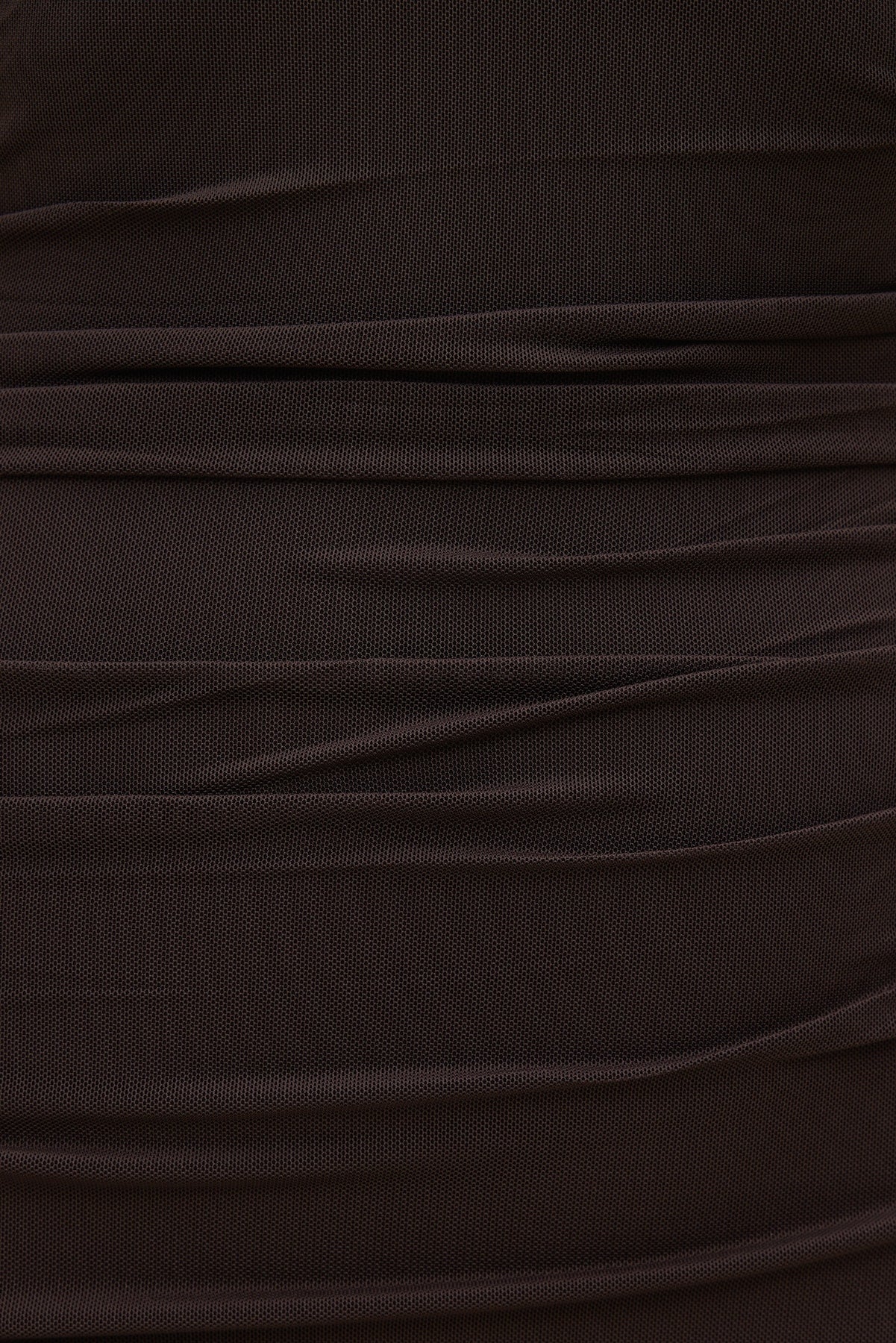 Reia Halter Mesh Maxi Dress Brown - Dynamite