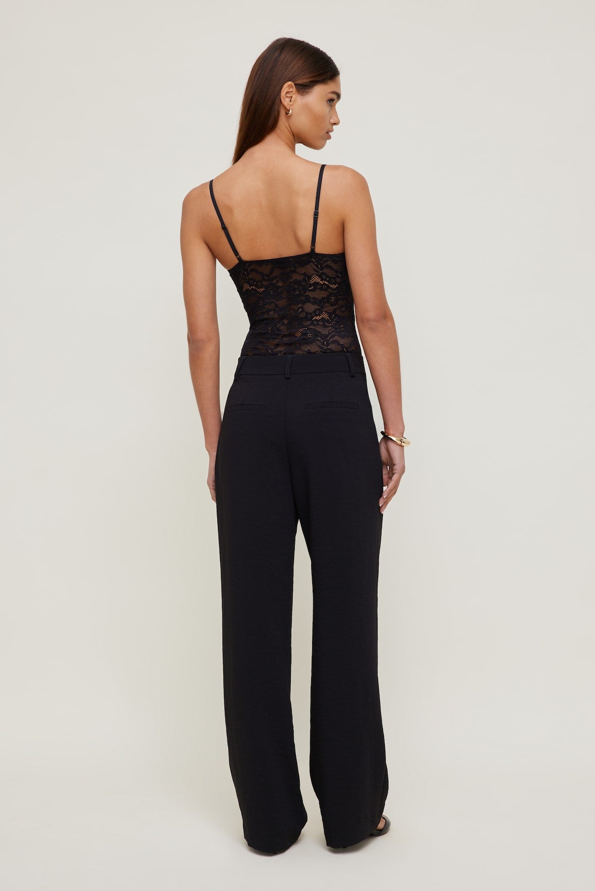 Lace Bodysuit Black - Dynamite