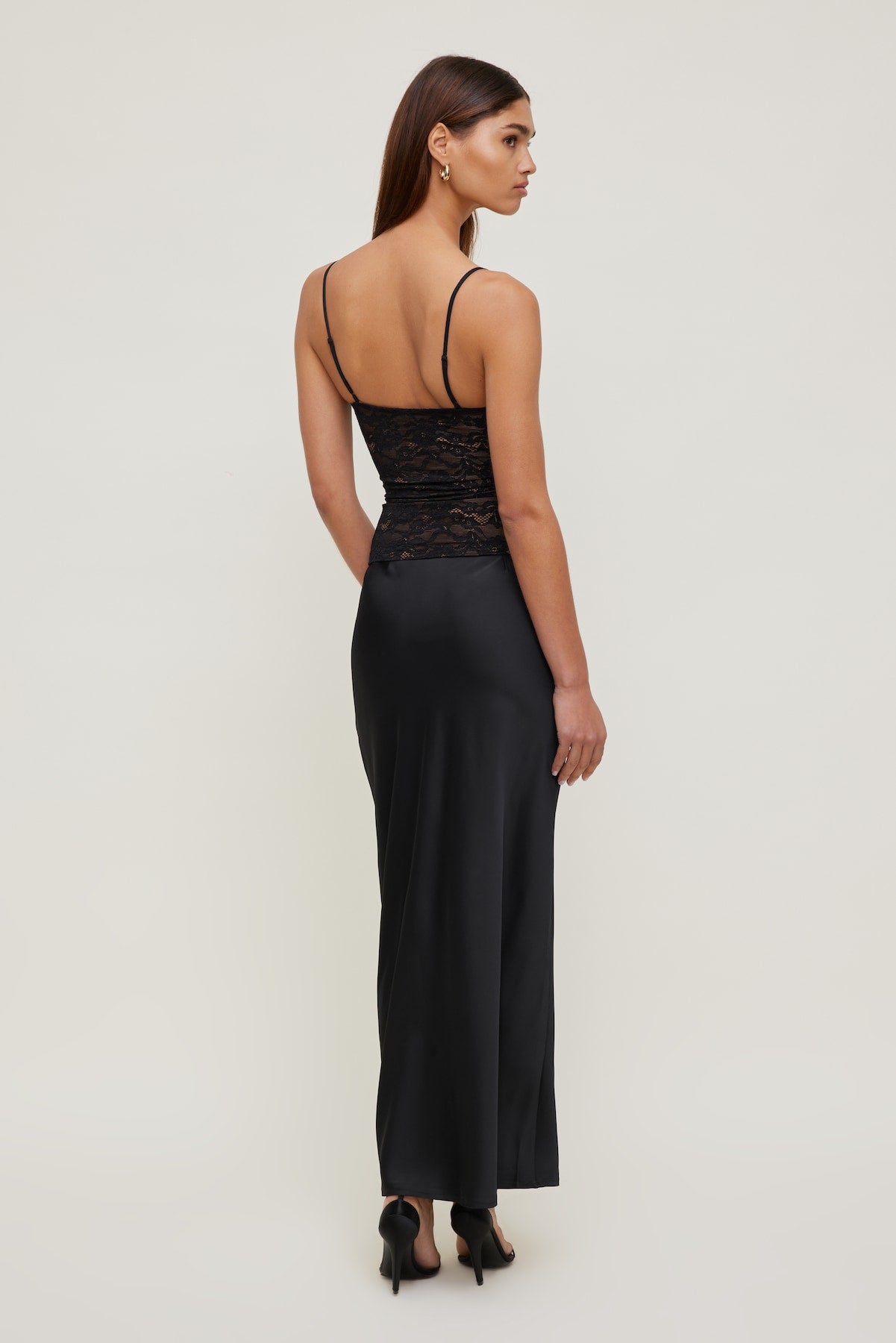 Monet Lace Top Black - Dynamite