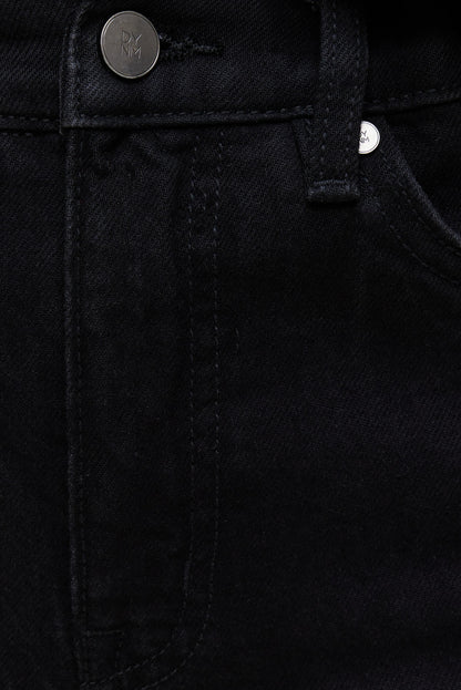 Frenchie High Rise Slim Leg Jeans Black - Dynamite