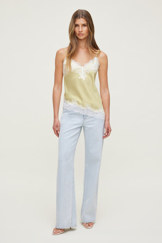 Heidi High Rise Wide Leg Jeans Blue - Dynamite