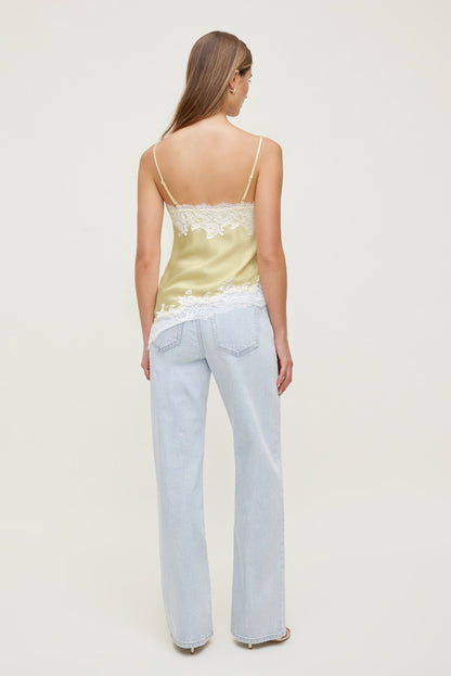 Heidi High Rise Wide Leg Jeans Blue - Dynamite