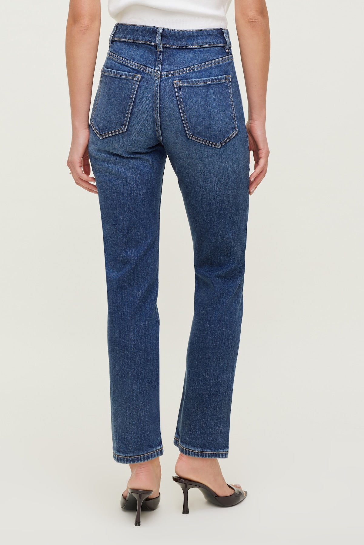 Frenchie Stretch High Rise Slim Leg Jeans Blue - Dynamite