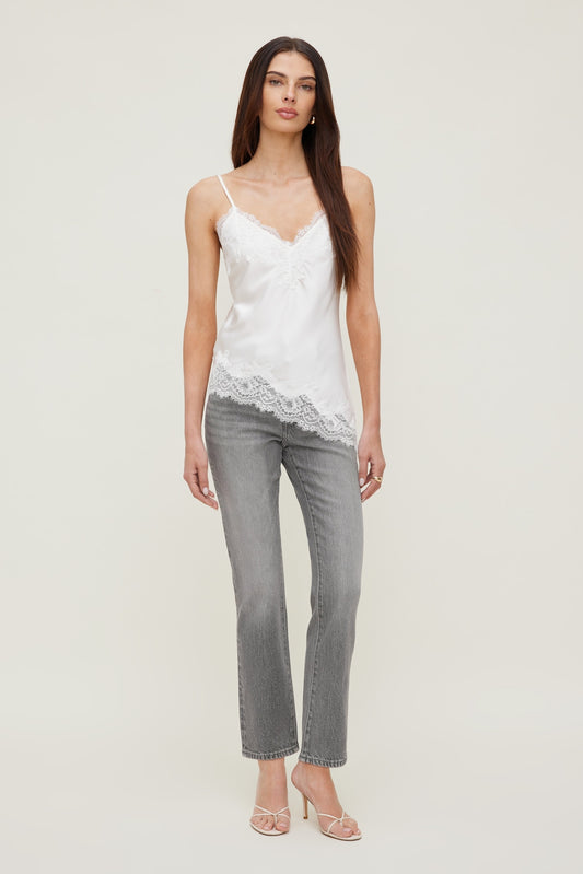 Frenchie High Rise Slim Leg Jeans Black - Dynamite