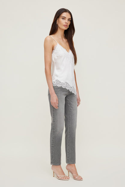 Frenchie High Rise Slim Leg Jeans Black - Dynamite