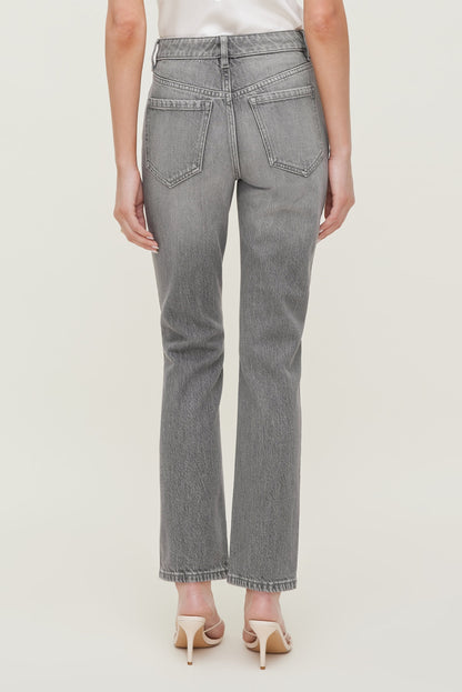 Frenchie High Rise Slim Leg Jeans Black - Dynamite