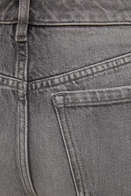 Frenchie High Rise Slim Leg Jeans Black - Dynamite