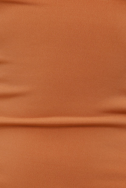 Nola Sculpt Tank Top Orange - Dynamite