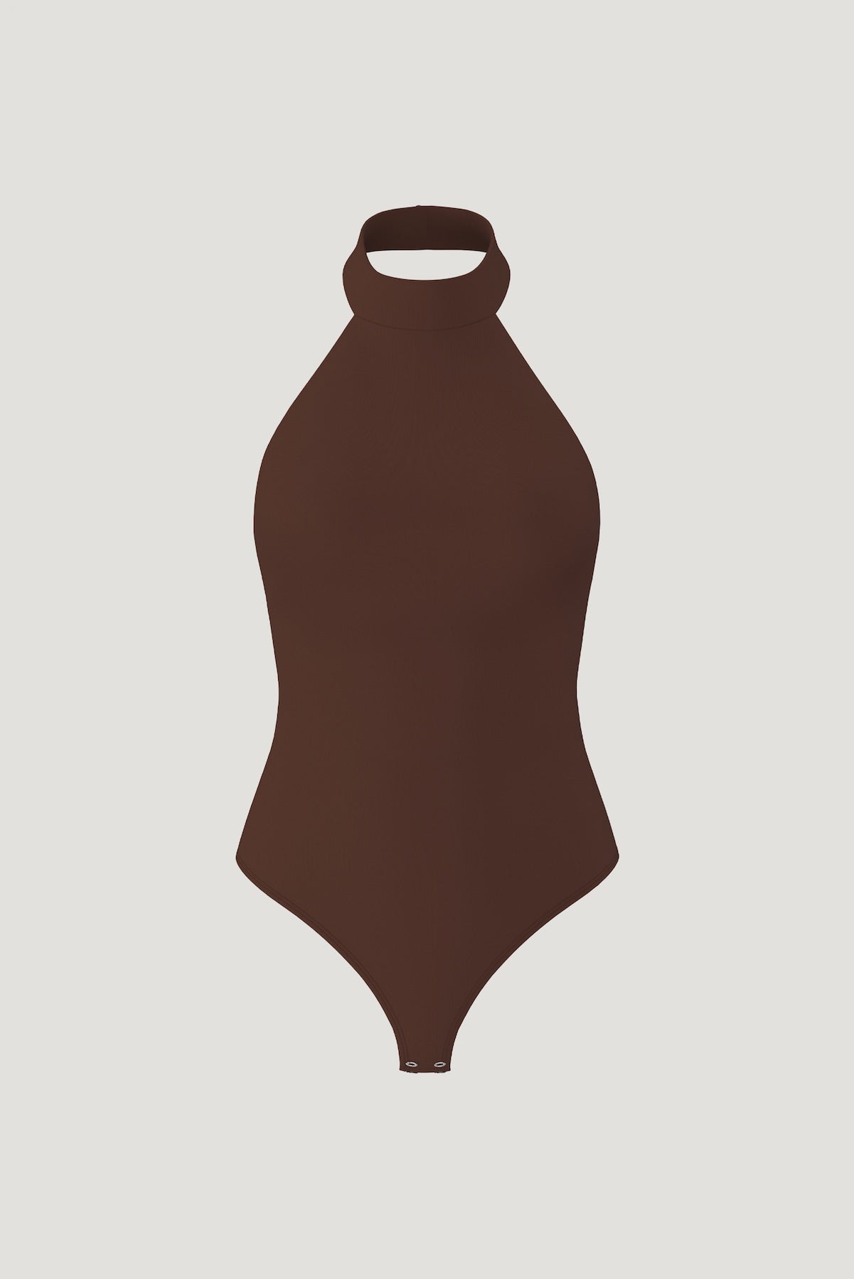 Sculpt Halter Neck Bodysuit Brown - Dynamite