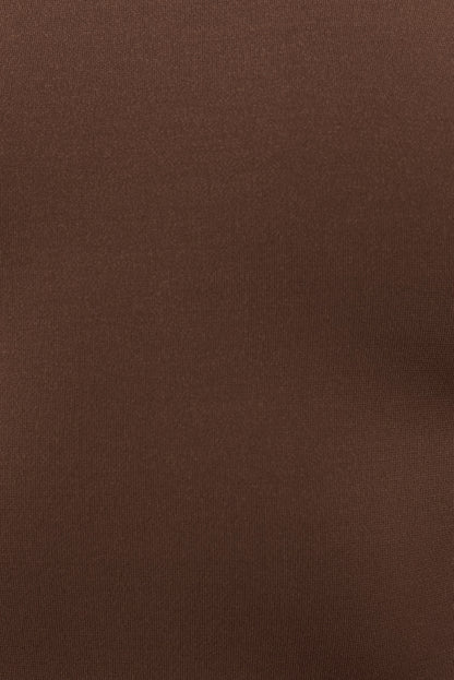 Sculpt Halter Neck Bodysuit Brown - Dynamite