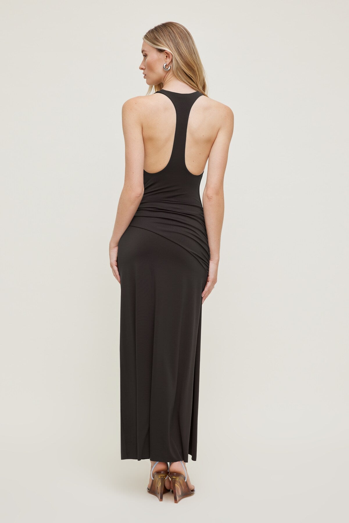 Sculpt Racerback Bodysuit Brown - Dynamite