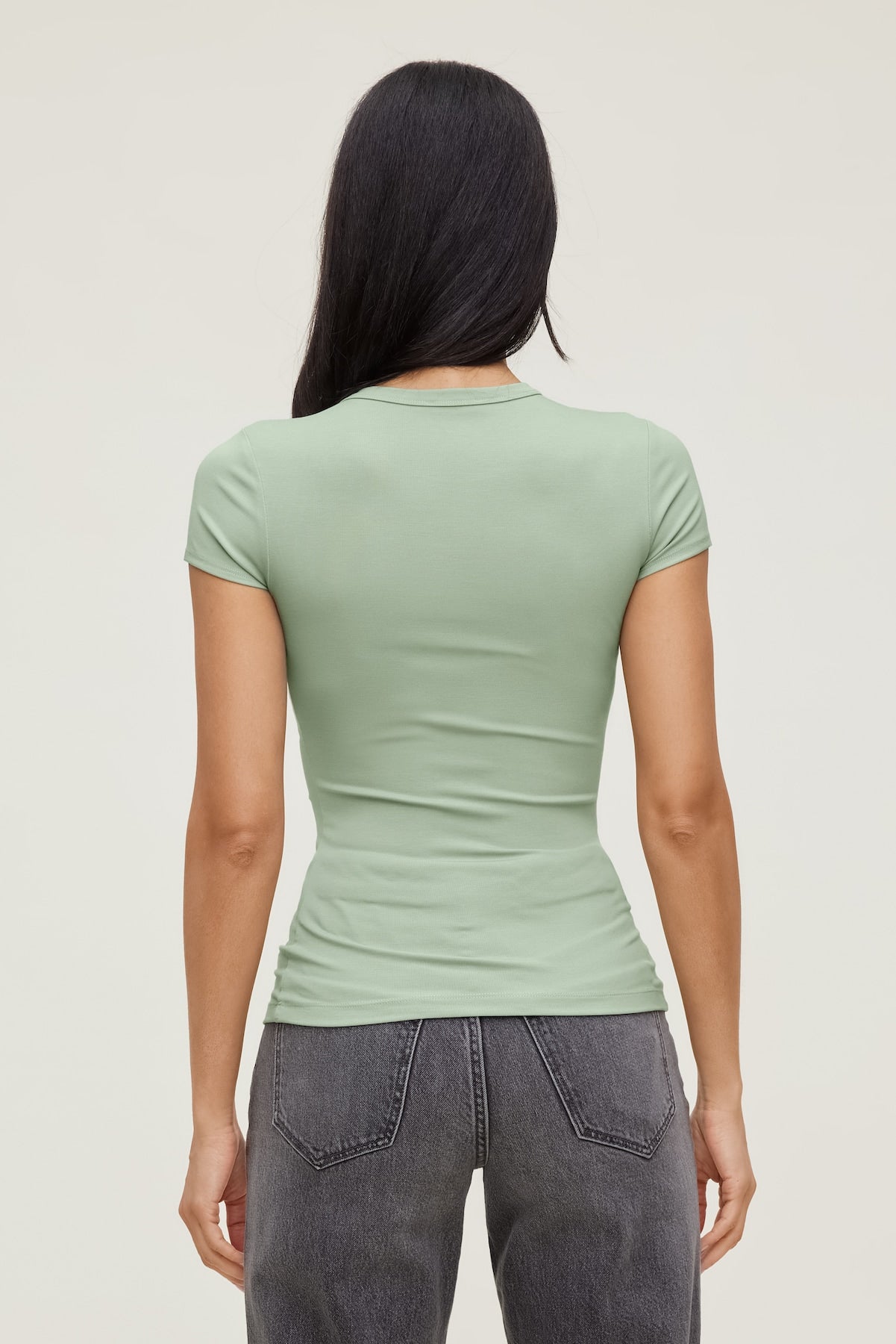 Rumi Crewneck T Shirt Green - Dynamite