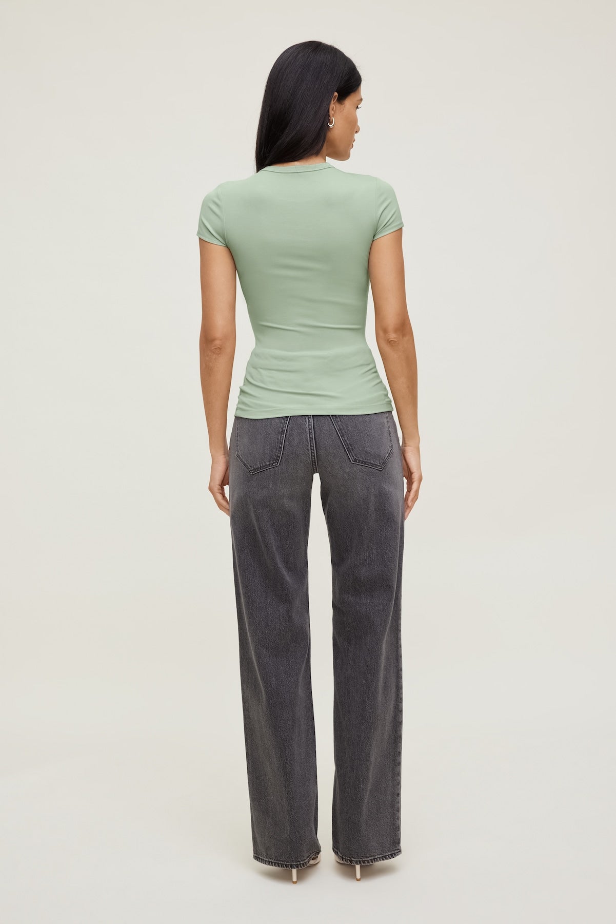 Rumi Crewneck T Shirt Green - Dynamite