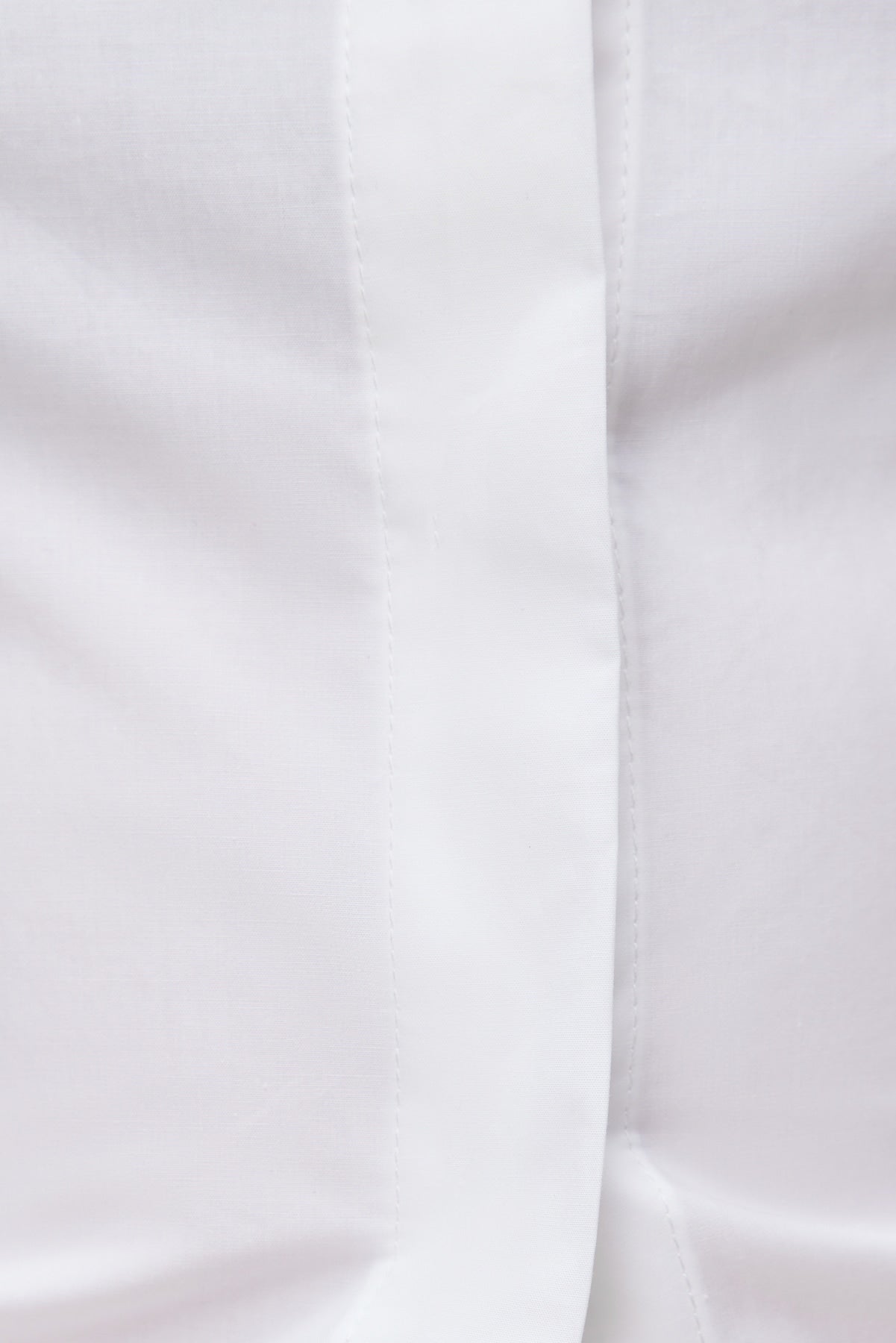 Poplin Cinch Back Shirt White - Dynamite