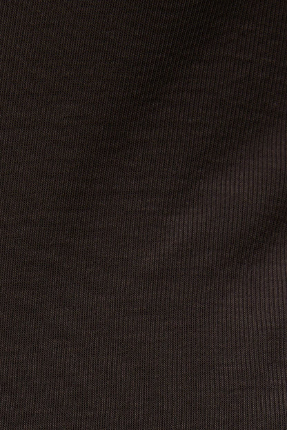 Sheer Layered Cami and Turtleneck Brown - Dynamite