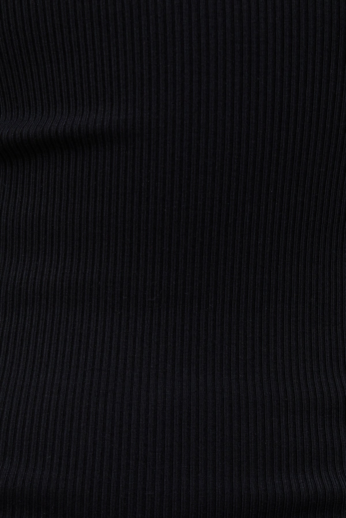 Ellie Ribbed Tank Top Black - Dynamite
