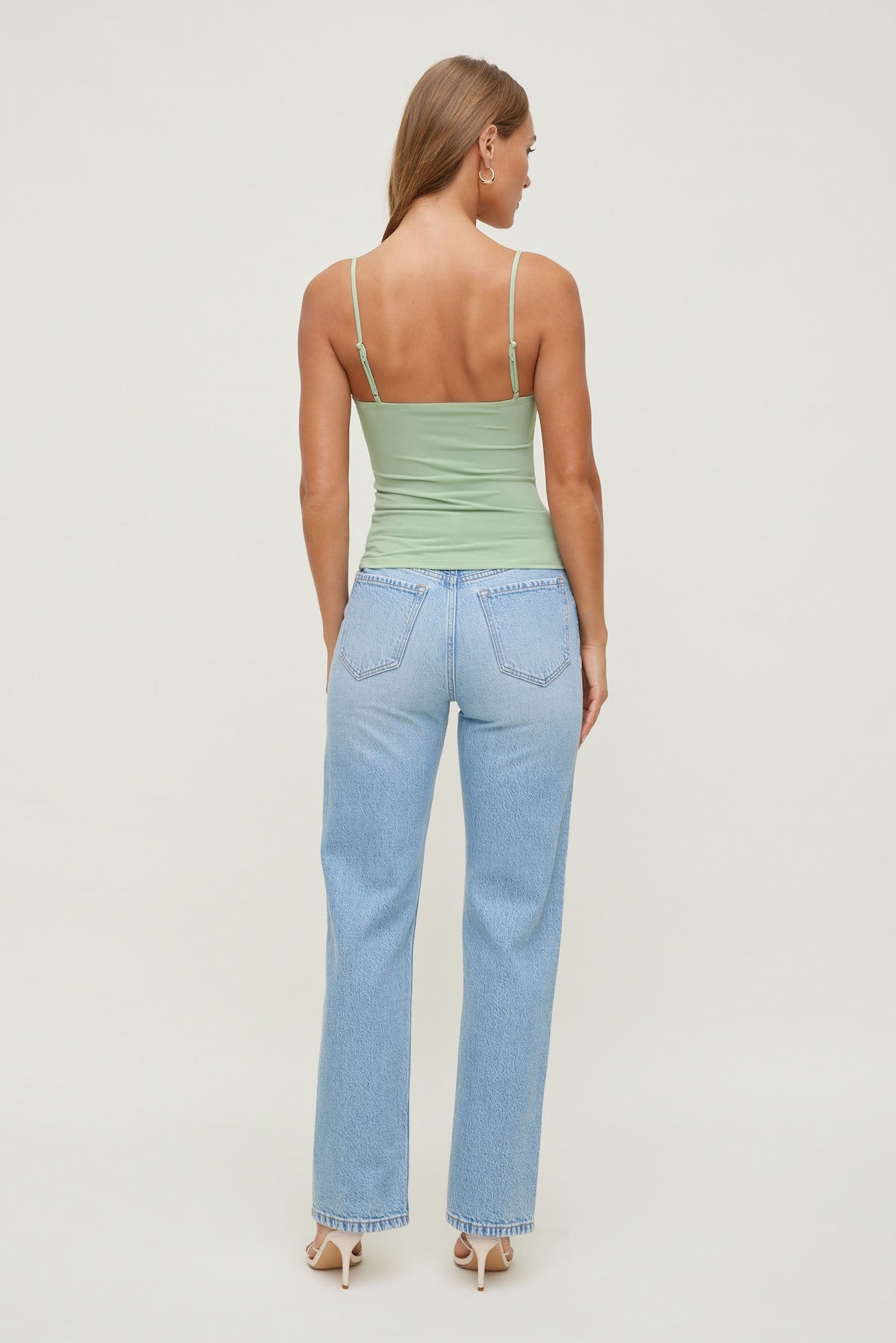 Twisted Cami Top Green - Dynamite