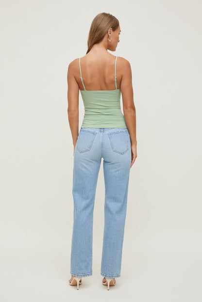 Twisted Cami Top Green - Dynamite