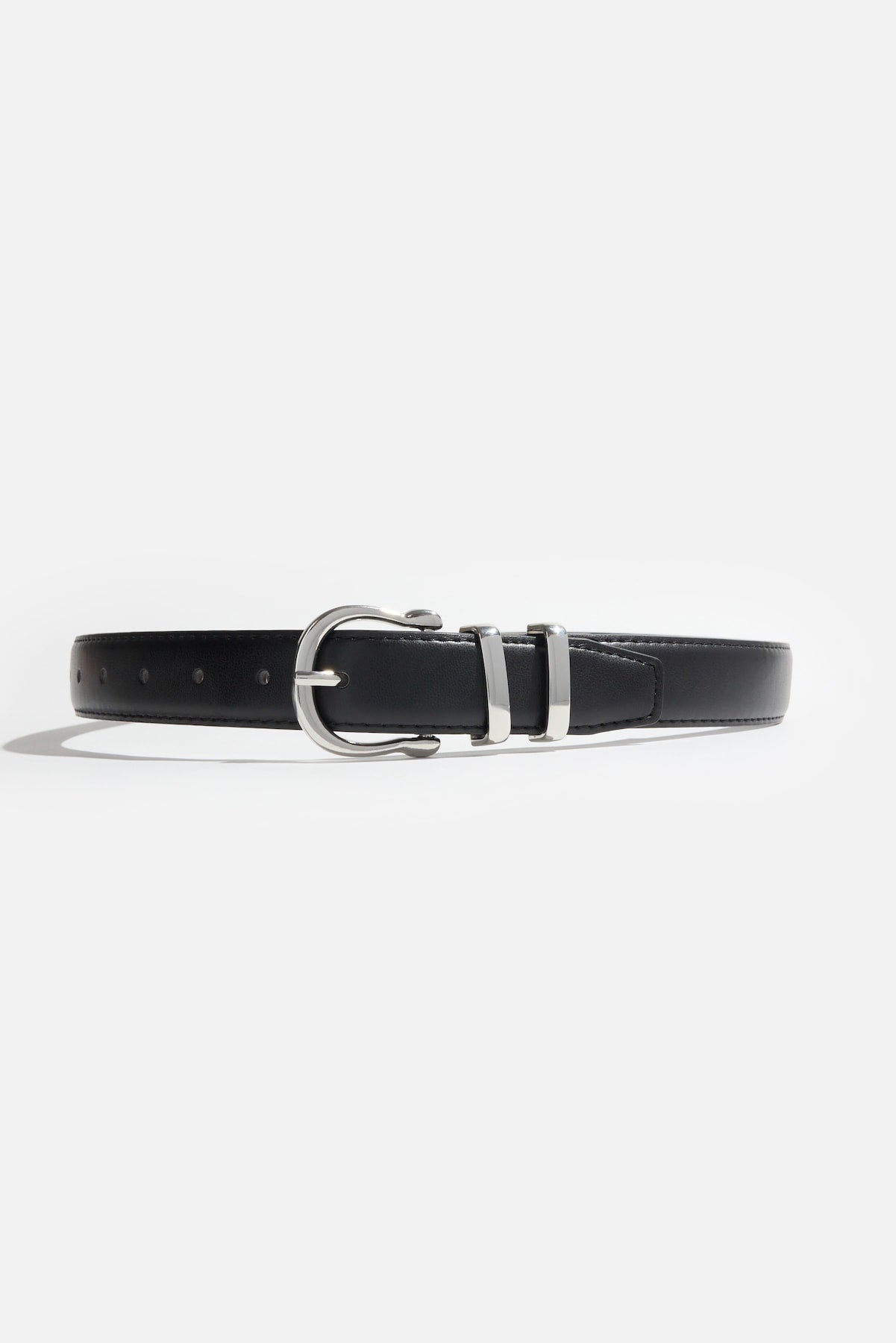 Classic Faux Leather Belt Black - Dynamite