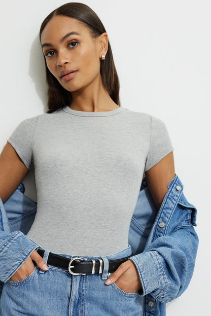 Classic Faux Leather Belt Black - Dynamite