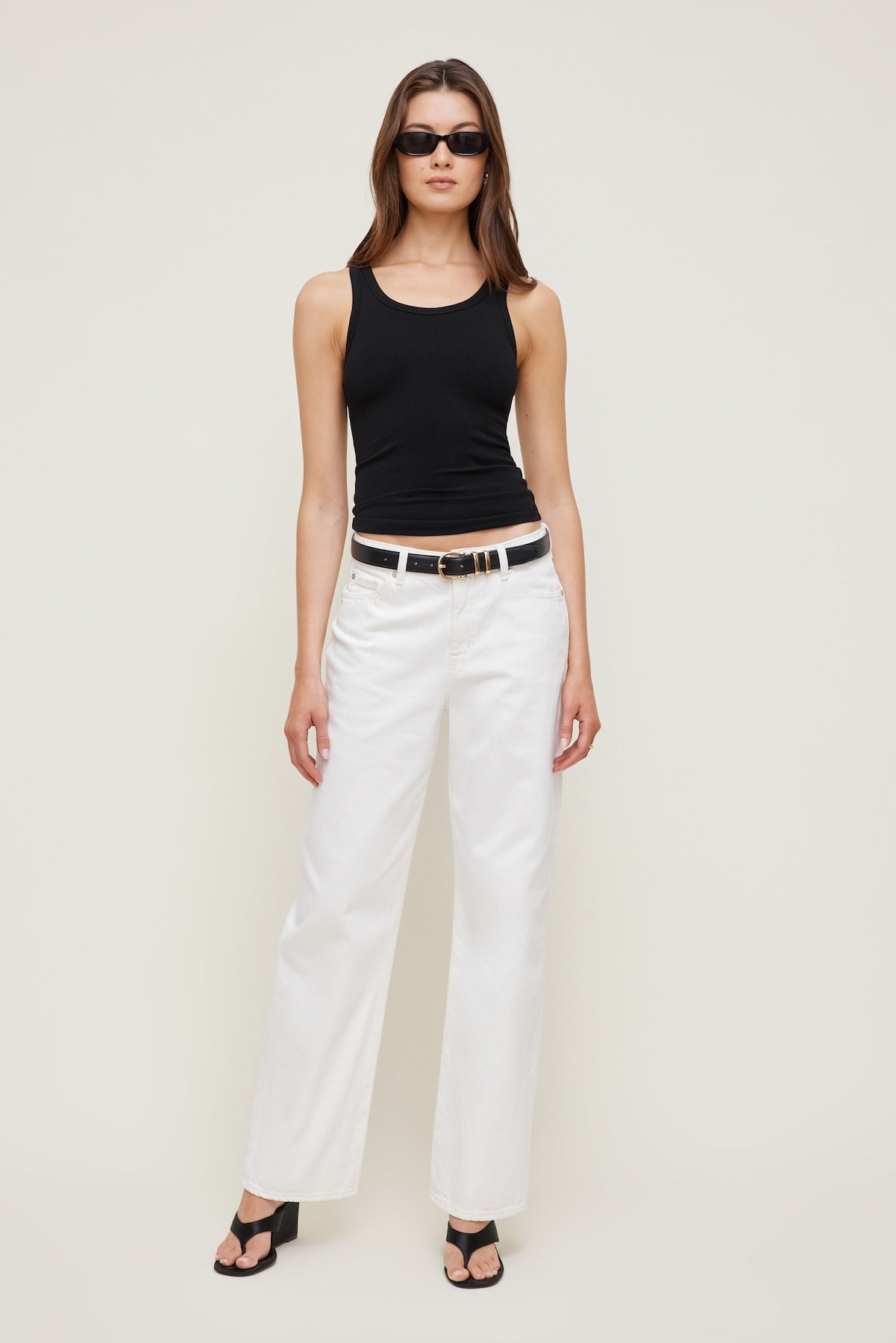 Classic Faux Leather Belt Black - Dynamite