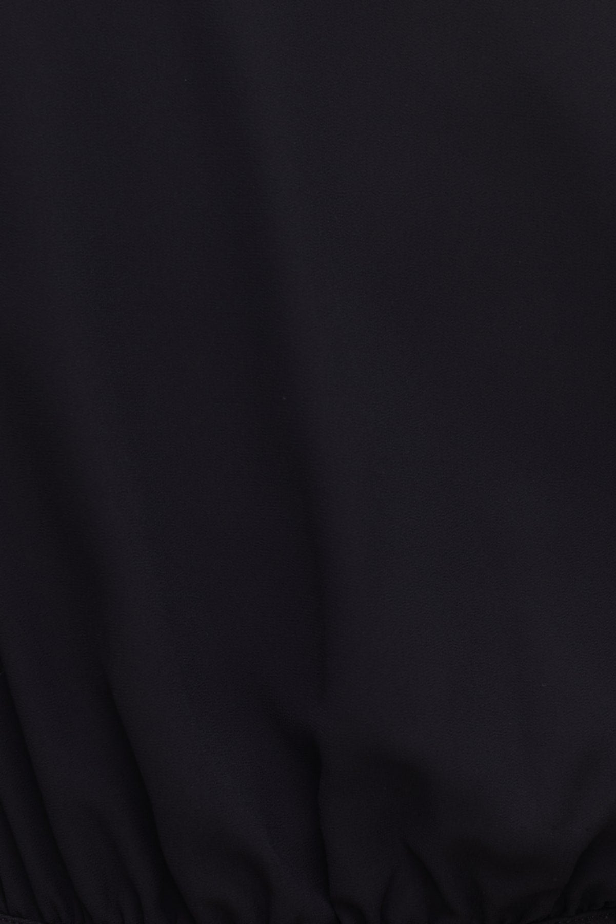 Sheer Wrap Blouse BLACK - Dynamite