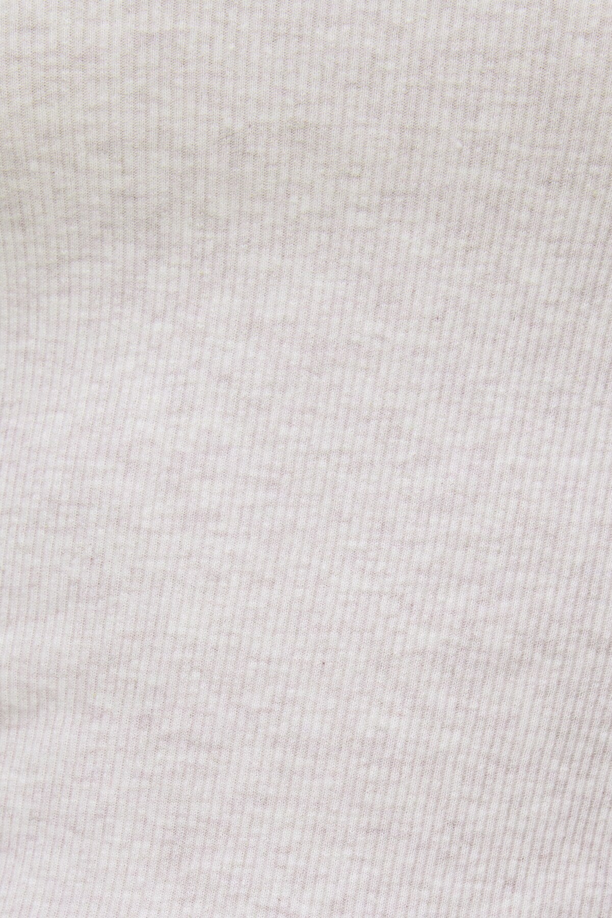 Tedi Ribbed Long Sleeve T Shirt Gray - Dynamite