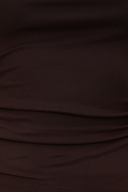 Stella Long Sleeve Mesh Top PURPLE - Dynamite