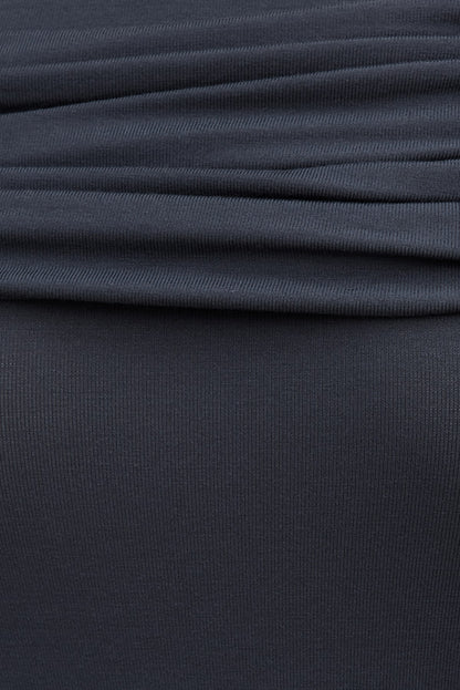 Off Shoulder Long Sleeve Top Blue - Dynamite