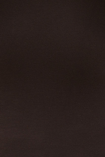Rumi Long Sleeve T Shirt Brown - Dynamite