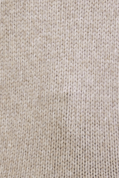 Mabel Chunky Crewneck Sweater Beige - Dynamite