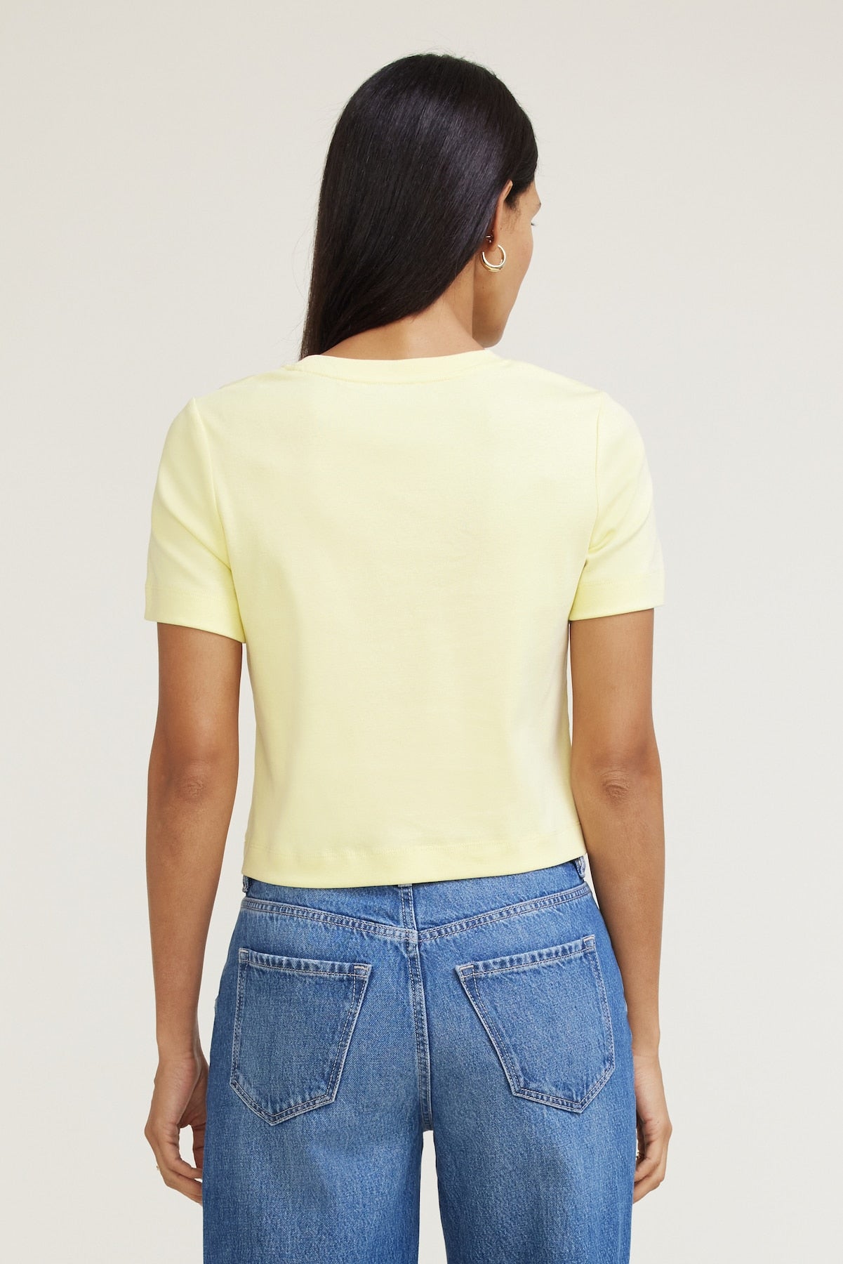 Everyday Cotton T Shirt Yellow - Dynamite