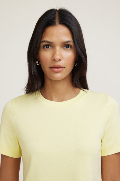Everyday Cotton T Shirt Yellow - Dynamite