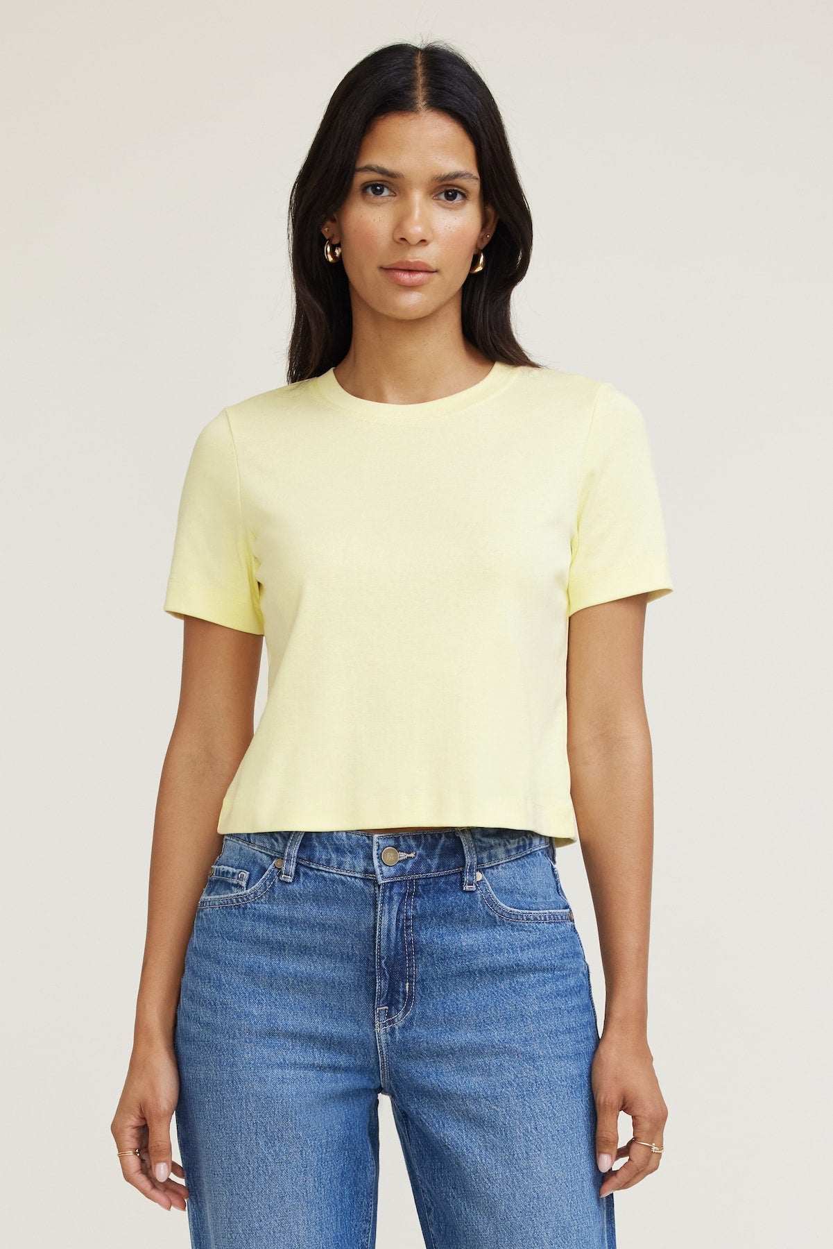 Everyday Cotton T Shirt Yellow - Dynamite