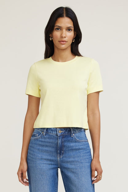 Everyday Cotton T Shirt Yellow - Dynamite