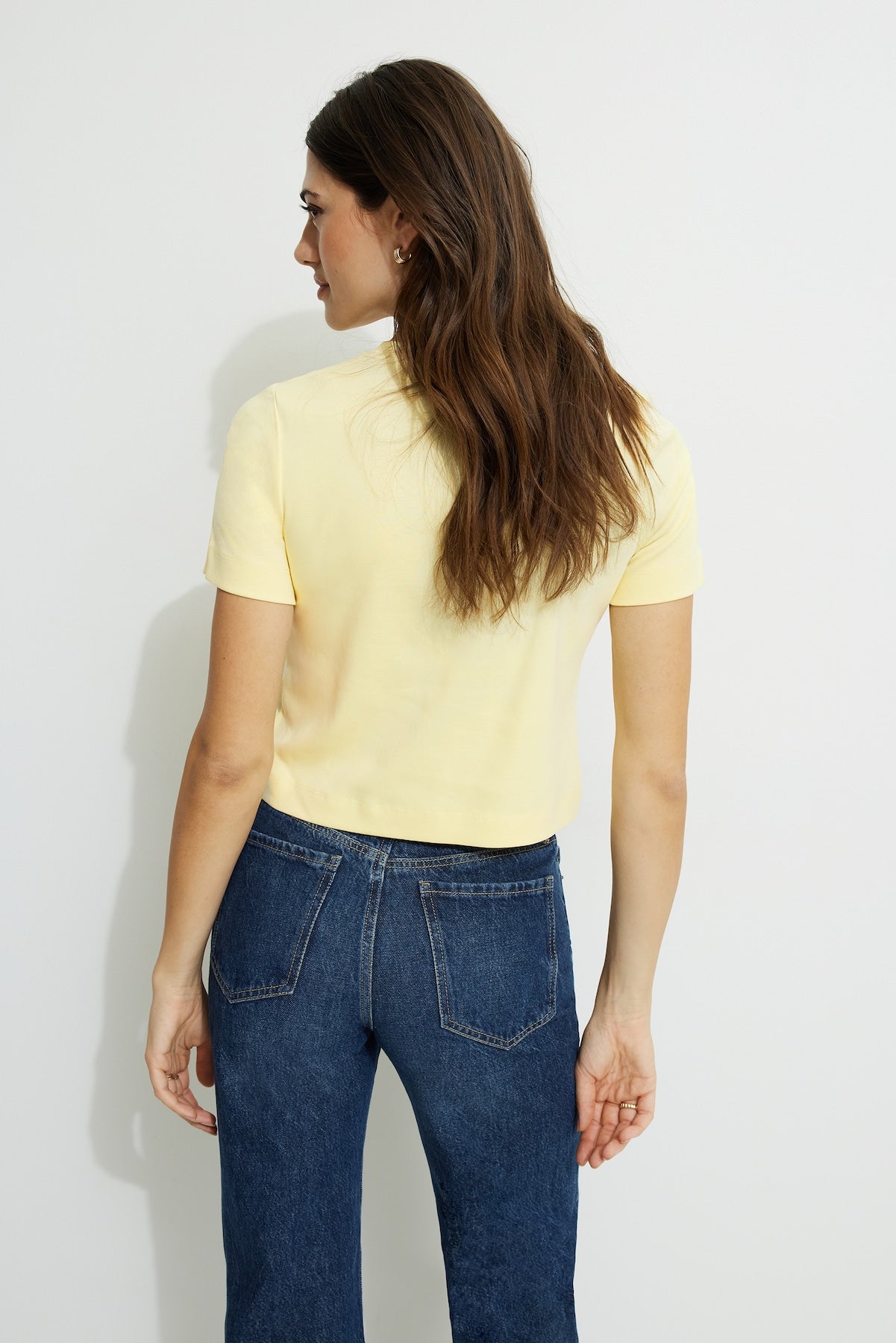 Everyday Cotton T Shirt Yellow - Dynamite