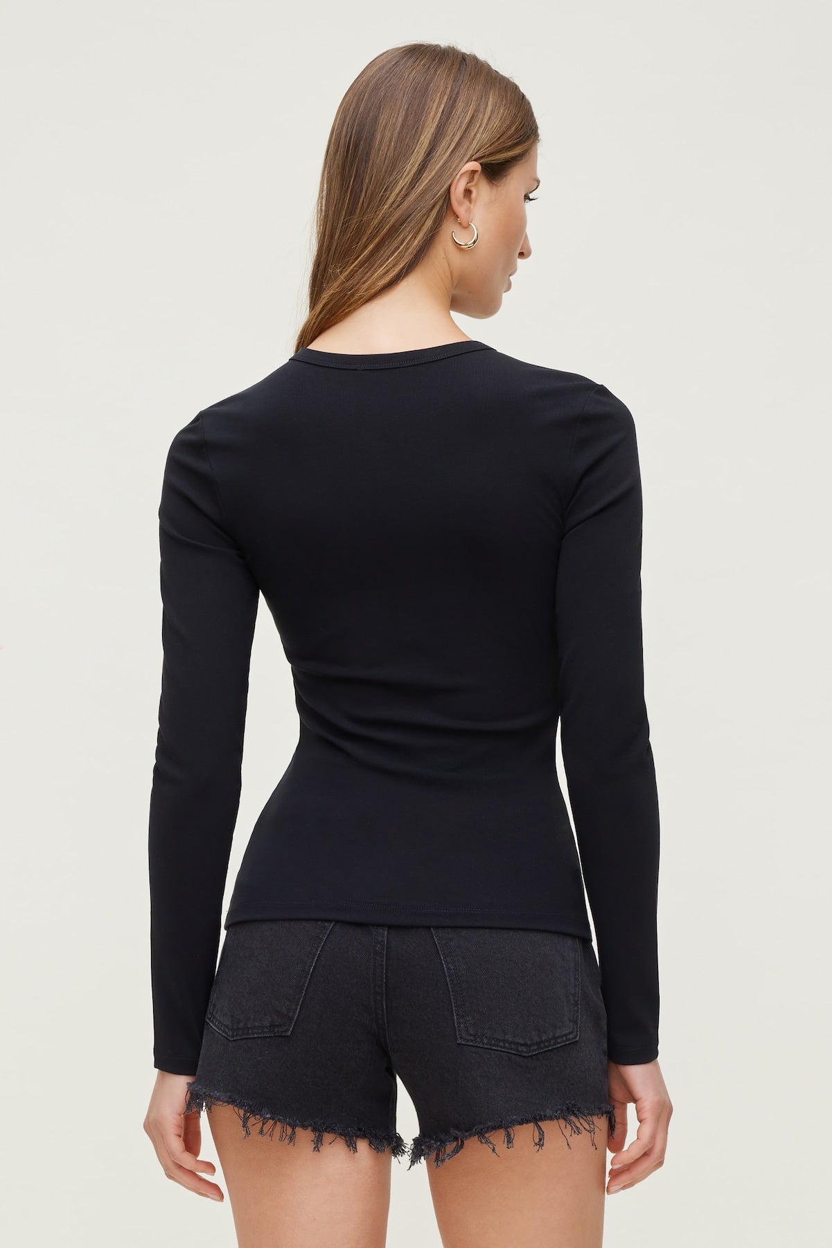 Rumi Long Sleeve T Shirt Black - Dynamite