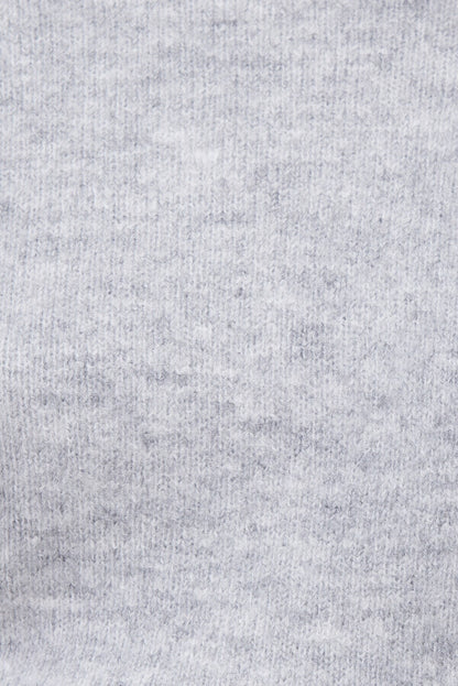 Juliet Cinched Boat Neck Sweater Gray - Dynamite
