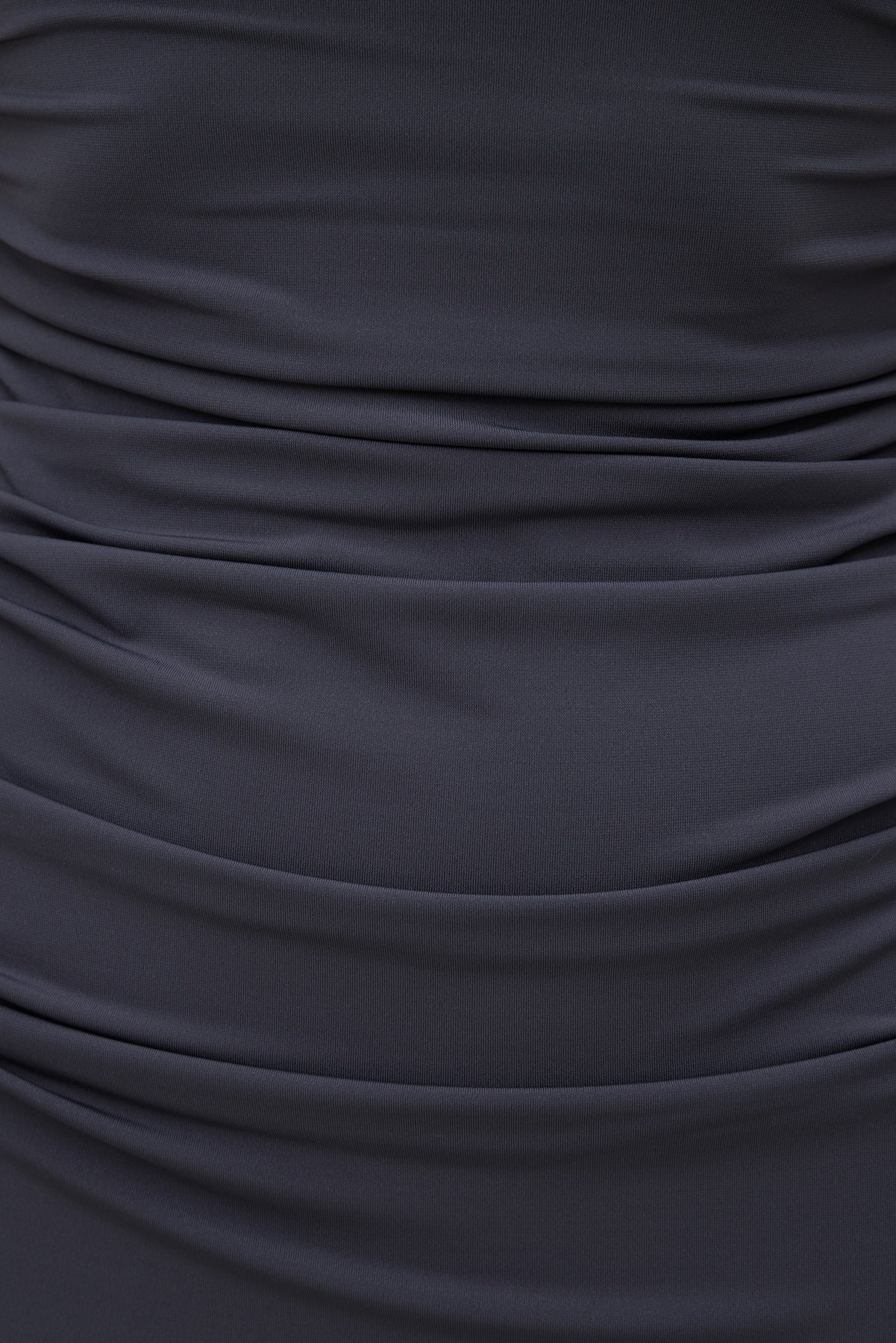 Bria Sculpt Mock Neck Maxi Dress Blue - Dynamite