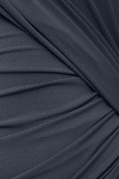 Sculpt Draped Structured Mini Dress Blue - Dynamite