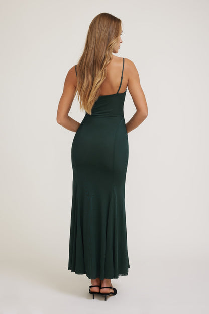 Monet Mesh Maxi Dress Green - Dynamite