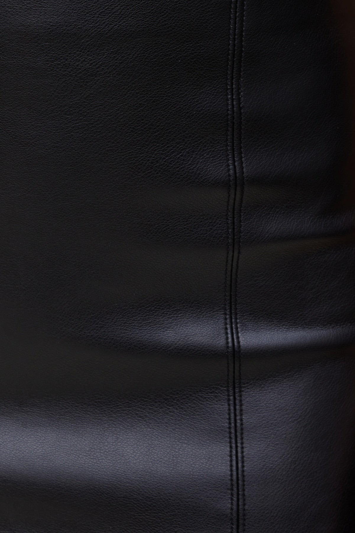 Marlow Faux Leather Midi Skirt Black - Dynamite